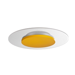 LED Ceiling luminaire ZANIAH 29, 12W, 3000K, IP20, dimmable, yellow