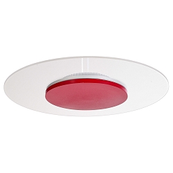 LED Ceiling luminaire ZANIAH 37, 18W, 3000K, IP20, dimmable, red