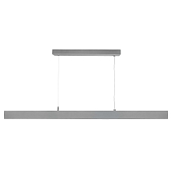 Pendant luminaire D PROFESSION UP & DOWN, power supply unit Triac, 200-240V AC/50-60Hz, 60W, silver