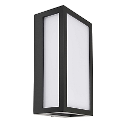 outdoor wall luminaire GRUMIUM SQUARE CCT I square, CCT Switch, switchable IP54, dark grey 
