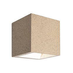 Wall luminaire MINI CUBE, 220-240V AC/50-60Hz, 4W, beige granite