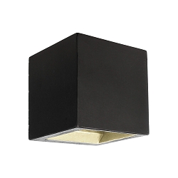 Wall luminaire MINI CUBE, 220-240V AC/50-60Hz, 4W, black