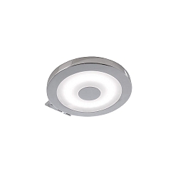 Furniture luminaire MIRROR ROUND, 12V DC, 4.3W, 120�, 4000K, silver / chrome