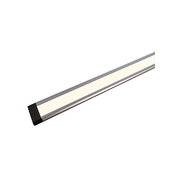 KapegoLED furniture luminaire, MIA I, silver / black frosted, warm white