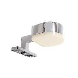LED furniture luminaire GIENAH, 3.2W, 3000K, 180�, dimmable, silver chrome