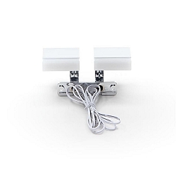 LED furniture luminaire AYLEEN II, 2 flames, IP20, 220-240V AC / 50-60Hz, 5.5W 3000K 300lm 180�, crome