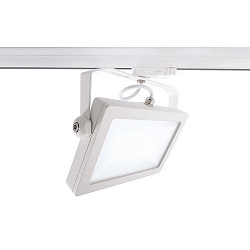 3-phase spot FLOOD SMD IP20, satined, traffic white