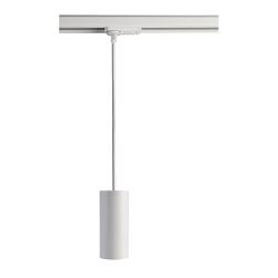1-phase pendant luminaire CAN 150 down, cylindrical, short GU10 IP20, white