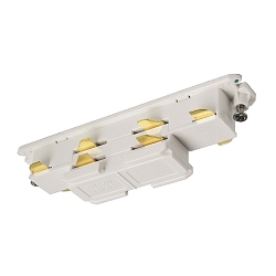 3-phase straight connector D LINE/DALI DALI controllable, electric, white