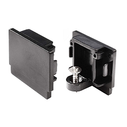 1-phase end cap D ONE, graphite black