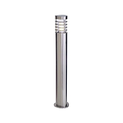 Floor lamp Estada outdoor luminaire, 220-240V AC / 50-60Hz, E27, 11W, IP44, stainless steel, clear glass