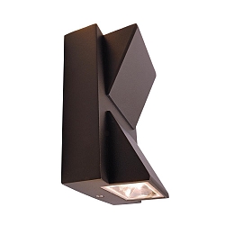 LED wall luminaire Agudo II Double outdoor luminaire, 220-240V AC / 50-60Hz, 3W, IP54, 3000K, anthracite