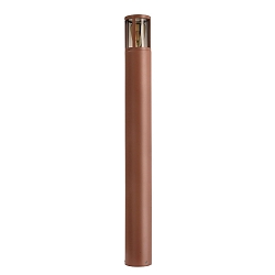 bollard lamp FACADO II 1000MM TONED round E27 IP65, mat, rust dimmable
