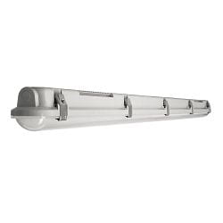 damp-proof luminaire TRI PROOF BASIC 121CM / 20W 840 ON-OFF impact resistant, switchable IP65, light grey 