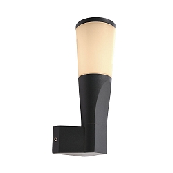 Outdoor LED wall luminaire BESSMA IV, IP54, 9W 3000K 580lm 360�, dark grey