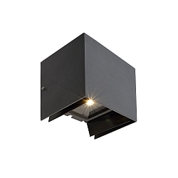 Outdoor LED luminaire ARCTURUS II LED wall luminaire, 5.5W, 3000K, 0-90�, IP54, dark grey