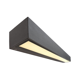 Wall luminaire LINEAR II DOUBLE, 220-240V AC/50-60Hz, 14W, basalt grey