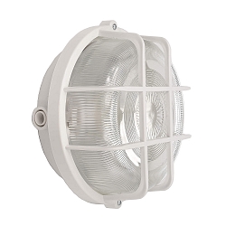 wall and ceiling luminaire SOTANO RETRO round E27 IP44, white dimmable