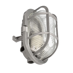 wall and ceiling luminaire SOTANO RETRO oval E27 IP44, grey dimmable