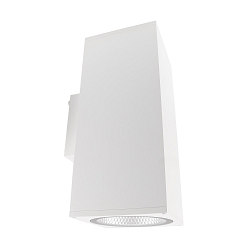 facade spotlight SHORELINE PRO SQUARE 140 UP&DOWN 2 flames, square, CCT Switch IP65, white dimmable