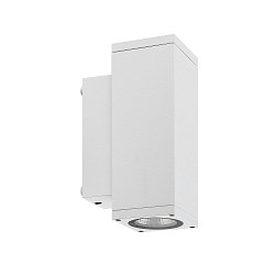 facade spotlight SHORELINE PRO LED SQUARE 70 UP&DOWN 2 flames, square, CCT Switch IP65, white dimmable