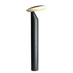 Outdoor LED floor lamp BERMUDA, IP65, height 60cm, 10.8W 3000K 600lm 360�, die-cast aluminum, dimmable, black grey