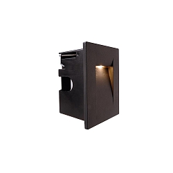 Recessed LED wall luminaire YVETTE II outdoor luminaire, voltage constant, asymmetrical, 220-240V AC, 3.6W, 3000K, anthracite