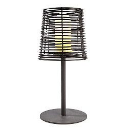 Outdoor luminaire VELORUM, Decorative table lamp, 51cm, E27, black