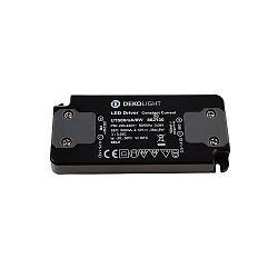 Power supply fLAT, power supply 500mA 6W, Input: 220-240V AC, Output 2-12V DC, Output: 500mA, 6W, black