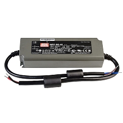 Meanwell power supply unit, CV, NPF-90-48, voltage constant, 90-305V AC/50-60Hz, 48V DC, 0-1880 mA, 90W
