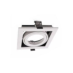 Accessories for MODULAR SYSTEM COB gimbal frame, LxWxH: 140x140x43 mm, matt white