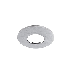Accessories for COB 68 FIRE RATED cover, round, 4 mm, brushed silver