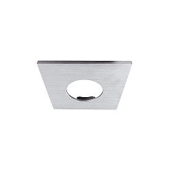Accessories for COB 68 FIRE RATED cover, square, 83x83 mm, brushed silver