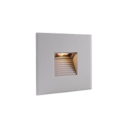 KapegoLED cover square for LIGHT base COB Indoor, silver grey-transparent