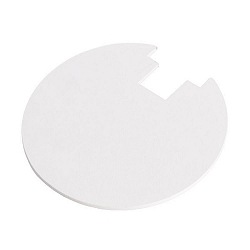 Rear cover for series UNI II MINI, � 7cm, white