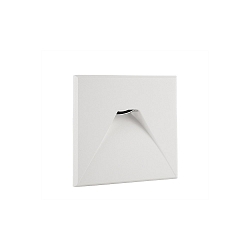 Cover square for light base COB LED Indoor, aluminum, 8.5cm, IP20, white