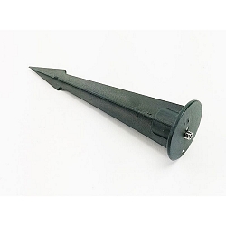 Ground spike for outdoor series COLT, versions 4 / 8W, M5 thread, 17cm, aluminum, black grey