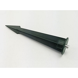 Ground spike for outdoor series COLT, versions 15 / 25 / 30 / 36 / 65W, M10 thread, 21.9cm, aluminum, black grey