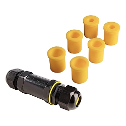 Outdoor Multi cable connector for 2 cable 4-14 mm, 2-5 cores 0.5-4 mm�, max. 450V AC/24A