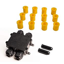 Outdoor Multi 4-fold-distributor for 2-4 cable 4-14 mm, 0.5-4 mm�, max. 450V AC/24A