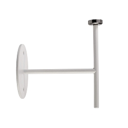 Wall holder for magnetic luminaire MIRAM, B/H: 8,5cm/9,6cm, white