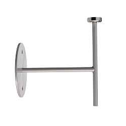 Wall holder for magnetic luminaire MIRAM, B/H: 8,5cm/9,6cm, grey