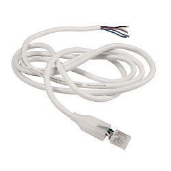 feed-in cable 24V COB RGBW SAUNA 5-pole, 4 channel, white