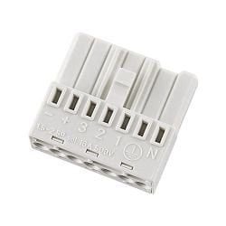 connection socket SANOTRUNK UNIVERSAL WAGO 267-501, white