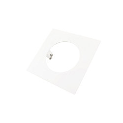 reducing ring 155/95MM mechanical, square, built-in version, signal white