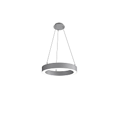 pendant luminaire LAUTARO 600/80 UP/DOWN PRISMA M3 IP20, light grey dimmable