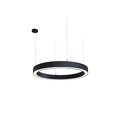 pendant luminaire LAUTARO 900/80 UP/DOWN OPAL P3 IP20, black dimmable