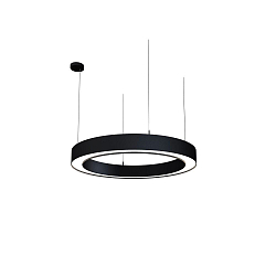 pendant luminaire LAUTARO 900/100 UP/DOWN OPAL P3 IP20, black dimmable