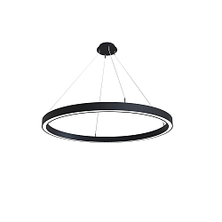 pendant luminaire LAUTARO 1200/60 UP/DOWN OPAL M4 IP20, black dimmable
