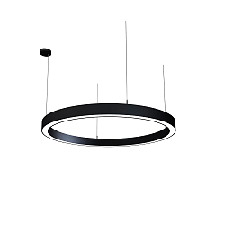 pendant luminaire LAUTARO 1200/80 DOWN PRISMA P4 IP20, black dimmable